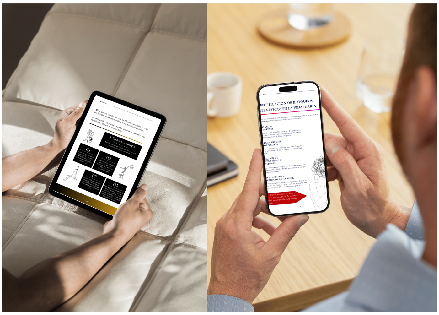 Lectura en tablet y móvil